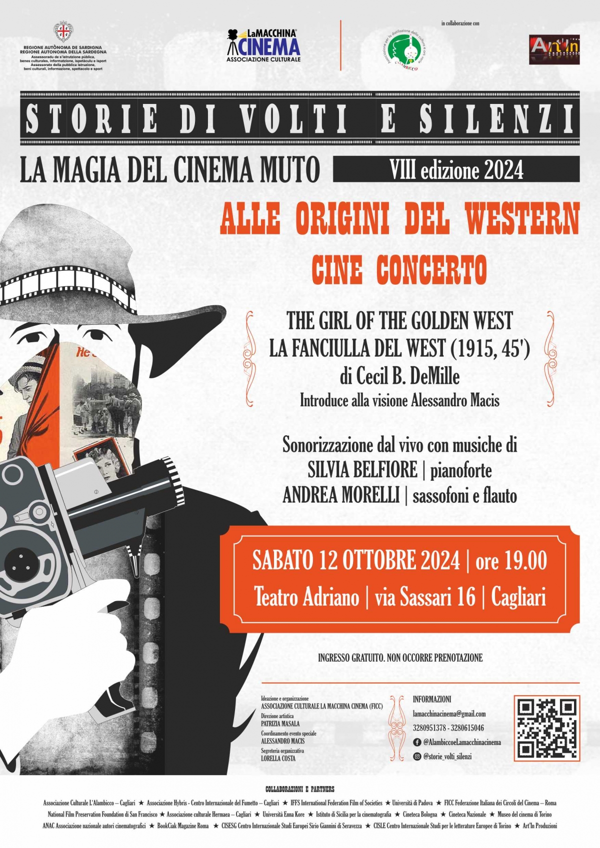 12 ottobre 2024: Alle origini del Western - Cine concerto